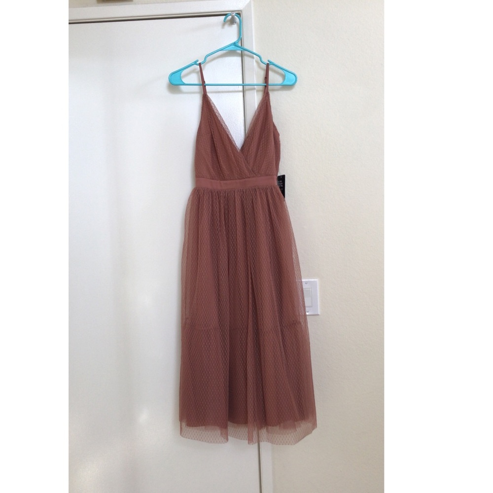 Express Fit and Flare Midi Dress (size 0)